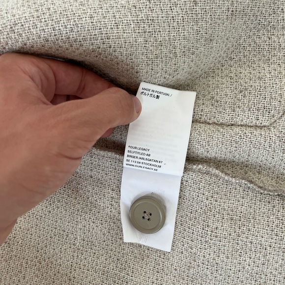 Our Legacy Cardigan beige M4226CA - Picture 8 of 9